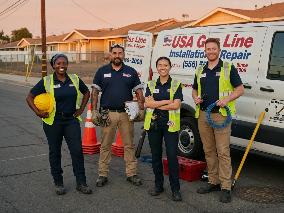 Gas Line Installation company in Illiopolis, IL